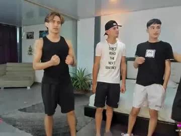 playhardsex — "Shh! don't make any noise, my friends are nearby. But I can't help but want to misbehave... are you staying and playing with US #bigcock #skinny #cum
