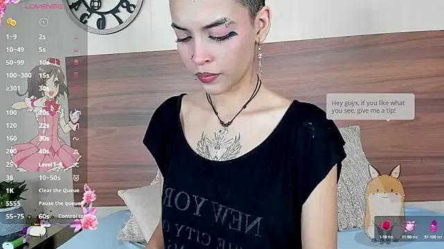 AnnyKitty_ — Lick finger & saliva play